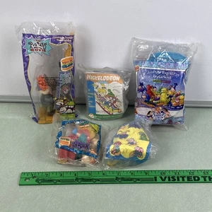 Vintage Nickelodeon Rugrats Kids Children Toy Lot Sealed New Burger King BK - Picture 1 of 10