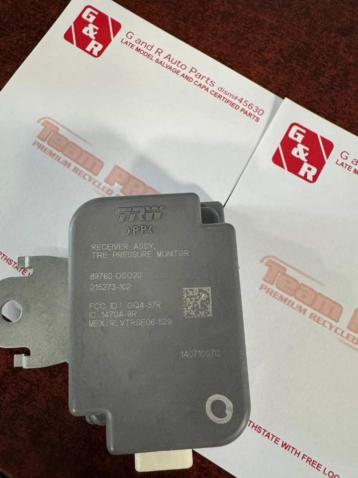 Toyota Tundra 2007-2017 TPMS receptor de monitoreo de presión de neumáticos OEM *89760-0C020* Foto 1 de 1