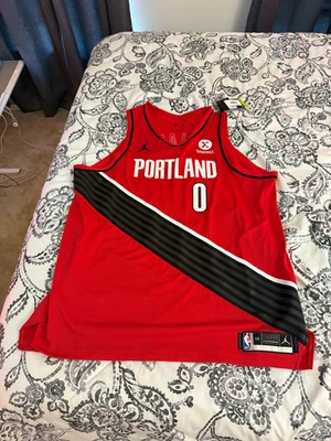 Authentic Damian Lillard Portland Trailblazers Jersey - Image 1 of 4