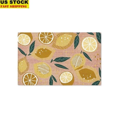 Alfombra Decorativa Lavable Multiuso Respaldo Antideslizante Interior Cocina Dormitorio Alfombra Foto 1 de 4