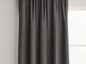 Room Essentials 1 pc Room Darkening Heathered Window Curtain Panel 42"X63'' - Picture 1 of 4