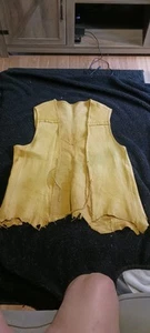 HAND-CRAFTED MAN'S DEERSKIN VEST - FITS 2XL - BEAUTIFUL! Great CONDITION..29a - Picture 1 of 8