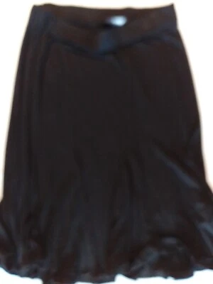 Ladies Skirt George Size 16 Elastic Waist Black 18900 - Image 1 of 4