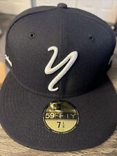 New Vintage Staten Island Yankees Fitted Baseball Hat Cap 7 1/4 Defunct New Era