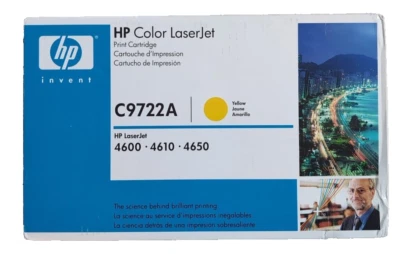 HP Toner C9722A 641A Yellow Cartridge LaserJet 4600 4610 4650 Genuine NIB - Image 1 of 4