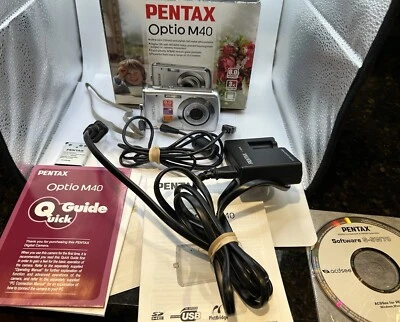Pentax Optio M40 8.0MP Digital Camera - Image 1 of 4