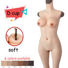D Cup Silikon Ganzkörper Anzug Brustformen für Drag Queen Transgender Cosplay