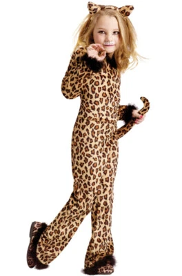 Pretty Leopard Kitty Cat Child Costume - Image 1 of 2