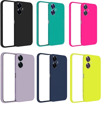 Custodia per Realme C55 / RMX3710 / Realme Narzo N55 cover gel tpu matte + VETRO - Immagine 1 di 4