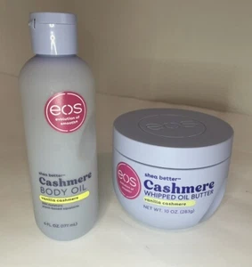 EOS Vanilla Cashmere Whipped Body Butter Body Oil Set, Neu IN HAND - Bild 1 von 3