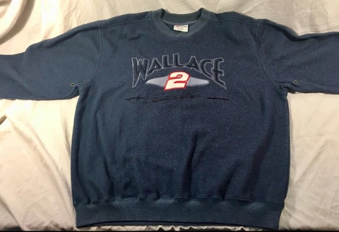 VTG RUSTY WALLACE #2 SWEATSHIRT SIZE L CHASE AUTHENTICS NASCAR Cover