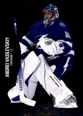Skybox Metal Universe #40 2021-2022 Andrei Vasilevskiy Tampa Bay Lightning Foto 1 de 2