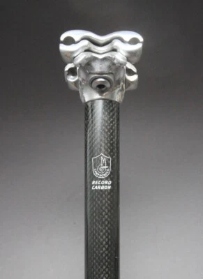 Campagnolo Record Carbon Seat Post / 1990s / ø 27.2 mm / 350 mm/ chorus titanium - Bild 1 von 4