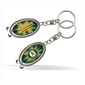 Rico MLB Oakland Athletics Spinner Keychain - Picture 1 of 1