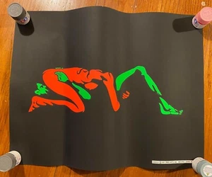 Vintage & Original Erotic 1971 Pro Arts Black Light Eros 4 69 Sex Poster - Picture 1 of 1