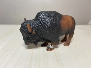 Schleich BUFFALO Bisonte 4” Marrón Macho Americano D-73508 Animal Coleccionable - Imagen 1 de 9