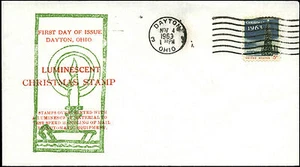 US  #1240a Unlisted Cachet Dayton, OH 11/4/63 Tagged Christmas - Picture 1 of 1