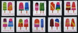 USA - 5285-94 -Frozen set of 10 stamps very light cancels (See description) - Picture 1 of 1