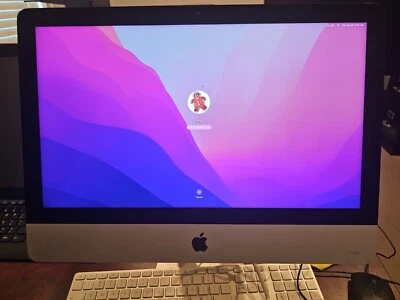 Apple iMac 21.5" Late 2015 i5 3.1 GHz 8GB RAM 256 SSD Monterey - Image 1 of 3