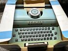 1940?S Vtg Berwin Jr. Executive Blue Typewriter Tin Litho Toy,Original Box Rare!