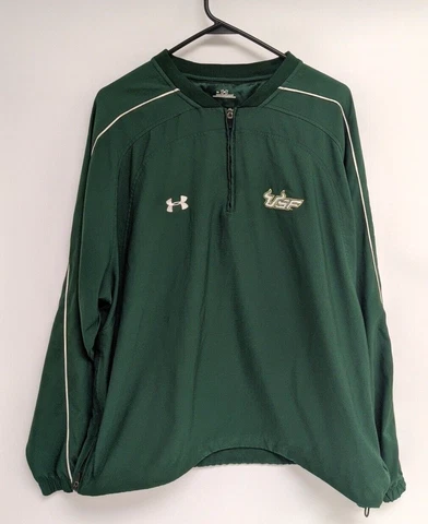 USF Bulls University Of South Florida Under Armour 1/4 Zip Pullover Size XL Cover