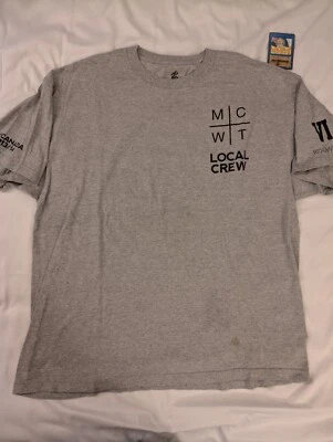 Camisa Gris Rara JAY Z '13/'14 Carta Magna Tour Mundial Crew Local Talla XXL Rocawear Foto 1 de 4