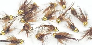 Goldhead Pheasant Tail Nymph 10 12 14 16 & BL Trout Fly Fishing Flies - Picture 1 of 1