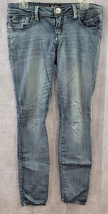 Guess Maxine Fit Jeggings Sz 30 Blue Ultra Low Rise Stretch Skinny Jeans - Picture 1 of 10