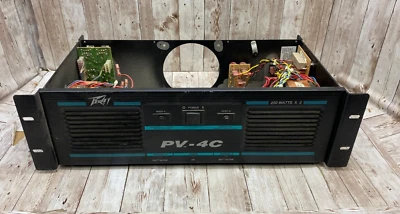 Peavy PV-4C 250 WPC, 2 Channel Professional Stereo Amplifier AS-IS FOR PARTS - Image 1 of 4