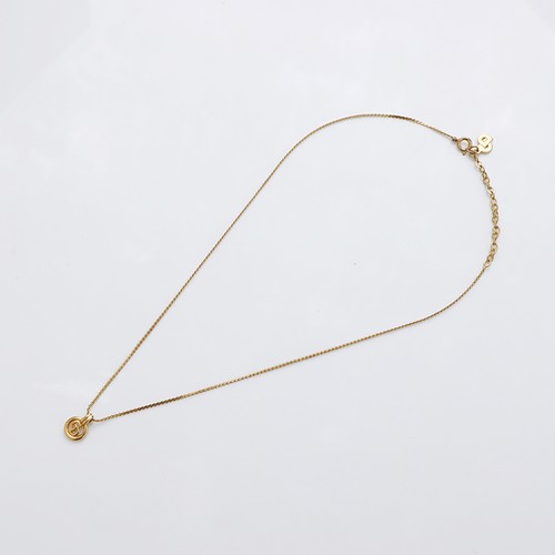 Collana Christian Dior logo CD oro WS9133