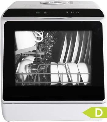 Mini lavavajillas 5L lavavajillas lavavajillas de mesa 6 programas independientes - Imagen 1 de 4