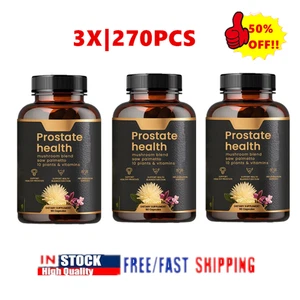 3X Prostata Gesundheit Kapseln mit Pilzmischung & Sägepalme AUF LAGER NEU - Bild 1 von 8