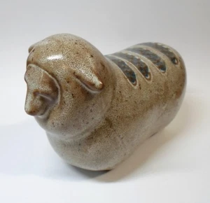 Vintage SCHAF FIGUR Kunstkeramik Mid Century Modern Design 5,5" lang - Bild 1 von 7