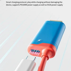 4K USB C to HD Cable for Nintendo Switch2 2M Length for Ultimate Gaming Setup - Picture 1 of 5