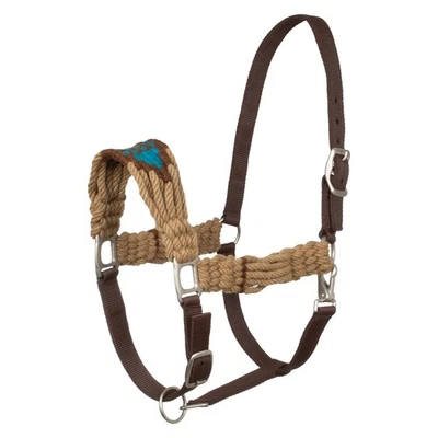 "Pool´s" Nylon Halfter mit MOHAIR im Navajo-Style - Gr. FULL (Warmblut) - NEU - Bild 1 von 4
