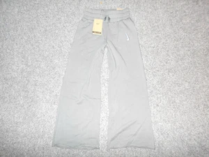 2021 NIKE YOGA NEW! W/TAGS YOUTH GIRLS MEDIUM LUXE GRAY WIDE LEG PANTS A2 - Picture 1 of 4