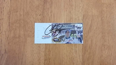 Clint Bowyer Signed 2008 Crown Royal 400 Ticket Stub 2nd Win NASCAR Autographed  Foto 1 de 2