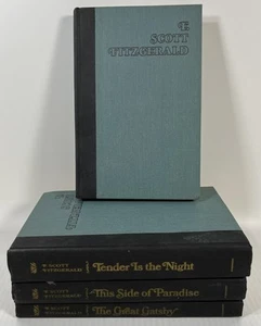 F. Scott Fitzgerald Vintage Book Lot Gatsby Last Tycoon Paradise Novels Fiction - Picture 1 of 15