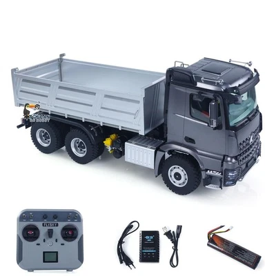 2.4G RC Electric Lifting Dumper 5702 1:14 6×6 RC RTR Tipper Lifting Rod Vehicle - Image 1 of 4