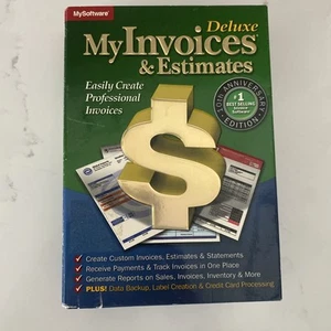 MySoftware Deluxe My Invoices & Estimate 10th Anniversary Edition CD-ROM - Picture 1 of 5