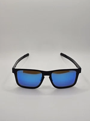 Oakley Holbrook Black Metal Sapphire Blue Prizm, Polarized Sunglasses, OO4123-05 - Image 1 of 4