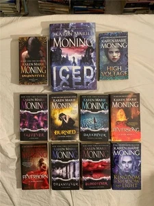 Lot 11 Complete Fever Series 1-11 Karen Marie Moning Darkfever - Picture 1 of 3