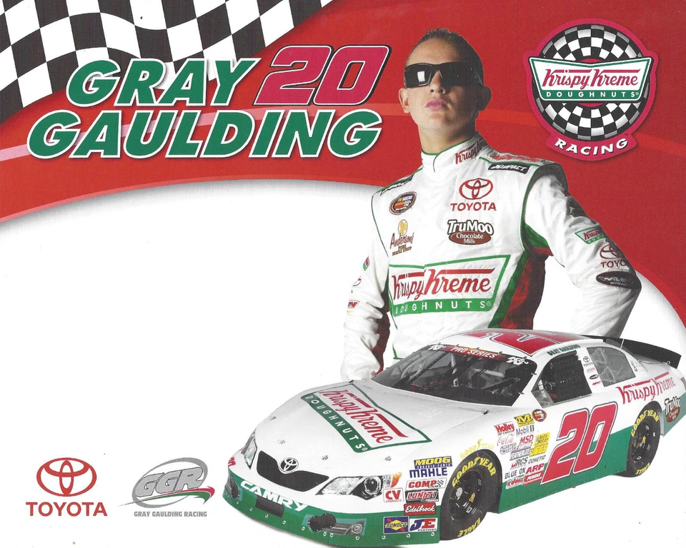 Postal de la serie 2013 Gray Gaulding "Krispy Kreme #20" NASCAR K&N PRO Foto 1 de 1