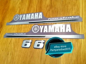 fit yamaha outboard motor 4 stroke 6hp decal sticker 6EE model F6 6HP - Bild 1 von 2