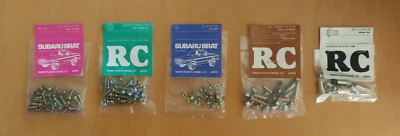 RC Tamiya Screw Bags A+B+C+D+E Subaru Brat 58038 NEW NIB RARE 1983  - Bild 1 von 2