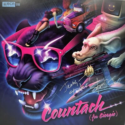 Shooter Jennings – Countach (For Giorgio) LP 2016 SIGNED Pink Translucent NM/EX - Image 1 of 4