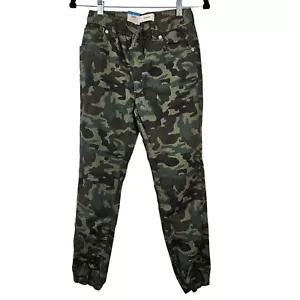 Boys Camouflage Jogger Pants Slim Fit Stretch Size 12 Casual Hunting - Picture 1 of 11