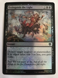 MTG Dominaria United Extinguish the Light Foil 094/281 NM - Picture 1 of 2