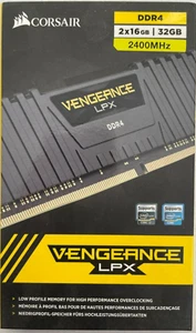 Corsair - CMK32GX4M2A2400C14 - Vengeance LPX 32GB DDR4 SDRAM Memory Kit - 2 x 16 - Picture 1 of 3