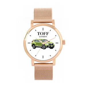 Toff London TLWS-9093 Damski zielony zegarek samochodowy SUV